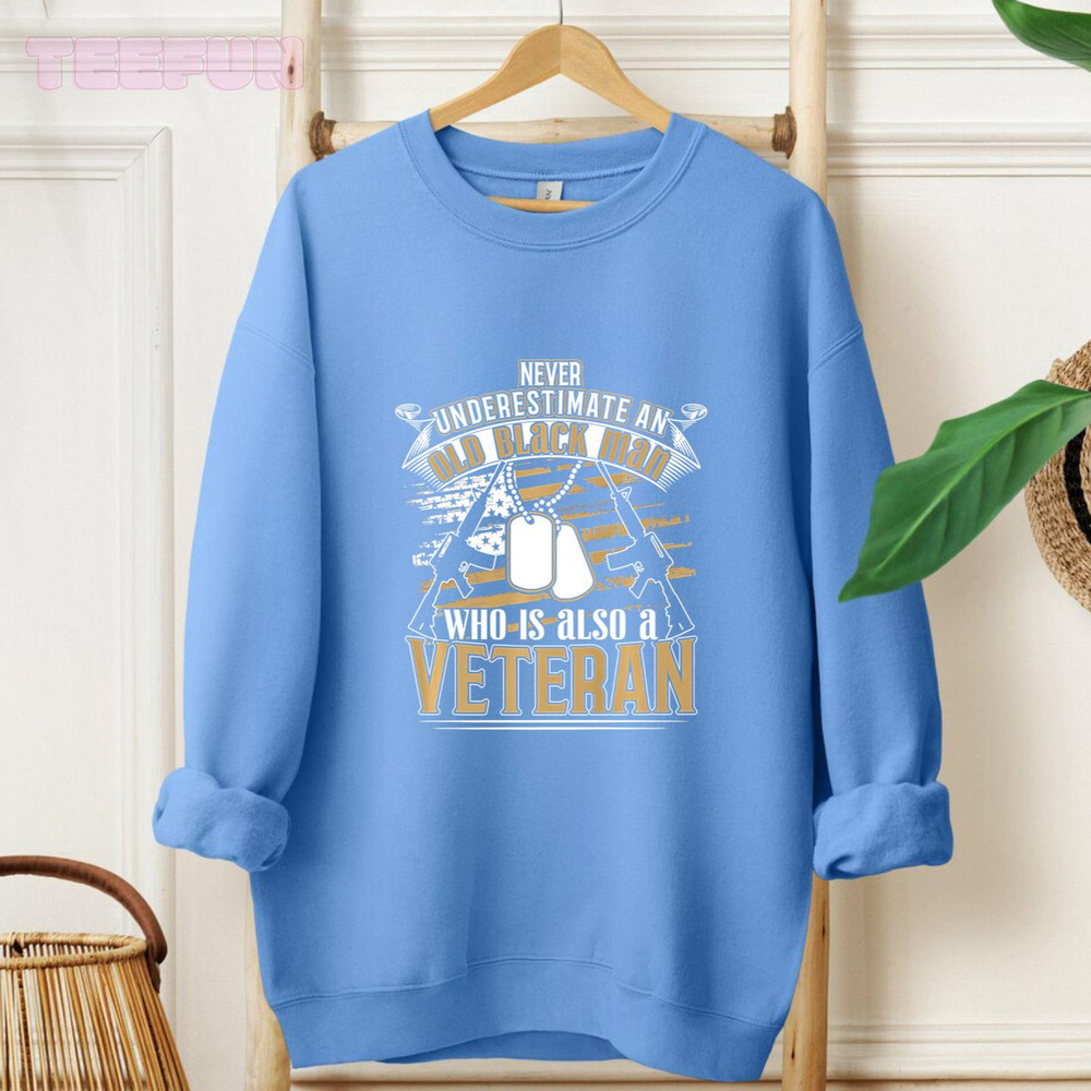 African American Military Veteran Black History design_regular_Hoodie_Blue.jpg