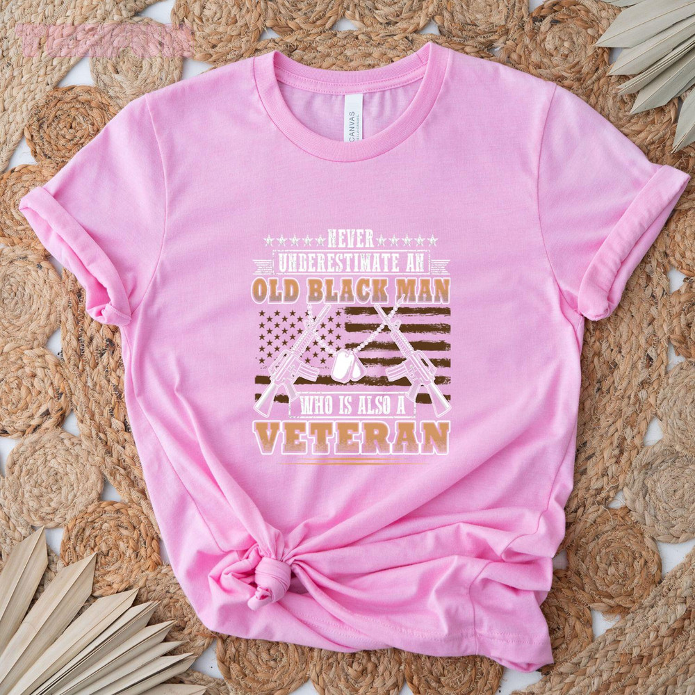 African American Military Veteran Black History_regular_Classic T-Shirt_Pink.jpg