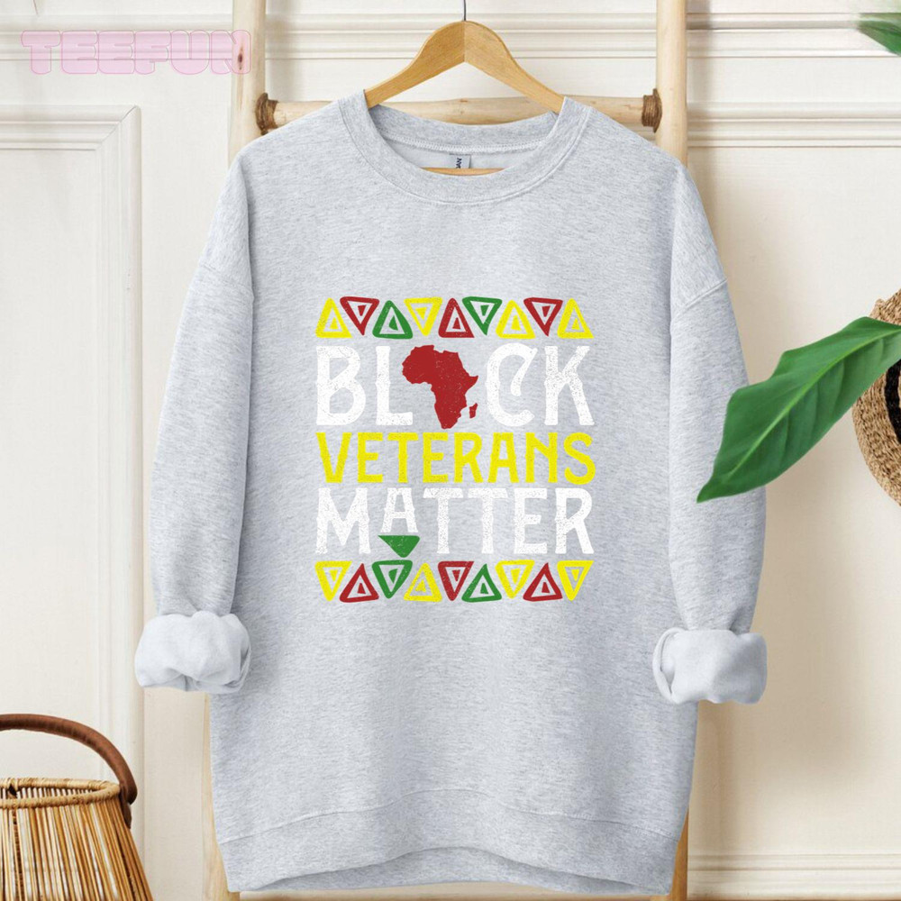 Afro Black Veterans Matter Apparel, African American Melanin_original_Hoodie_Gray.jpg
