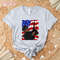 Black Soldier African American Military Veteran US Flag Tee_regular_Classic T-Shirt_Gray.jpg
