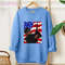 Black Soldier African American Military Veteran US Flag Tee_regular_Hoodie_Blue.jpg