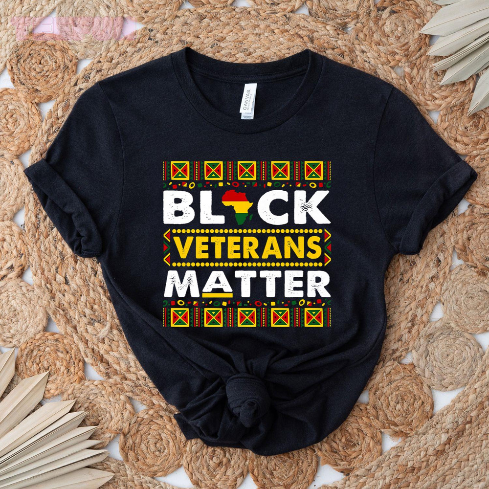 Black Veterans Matter History Month Pride African Military_regular_Classic T-Shirt_Black.jpg