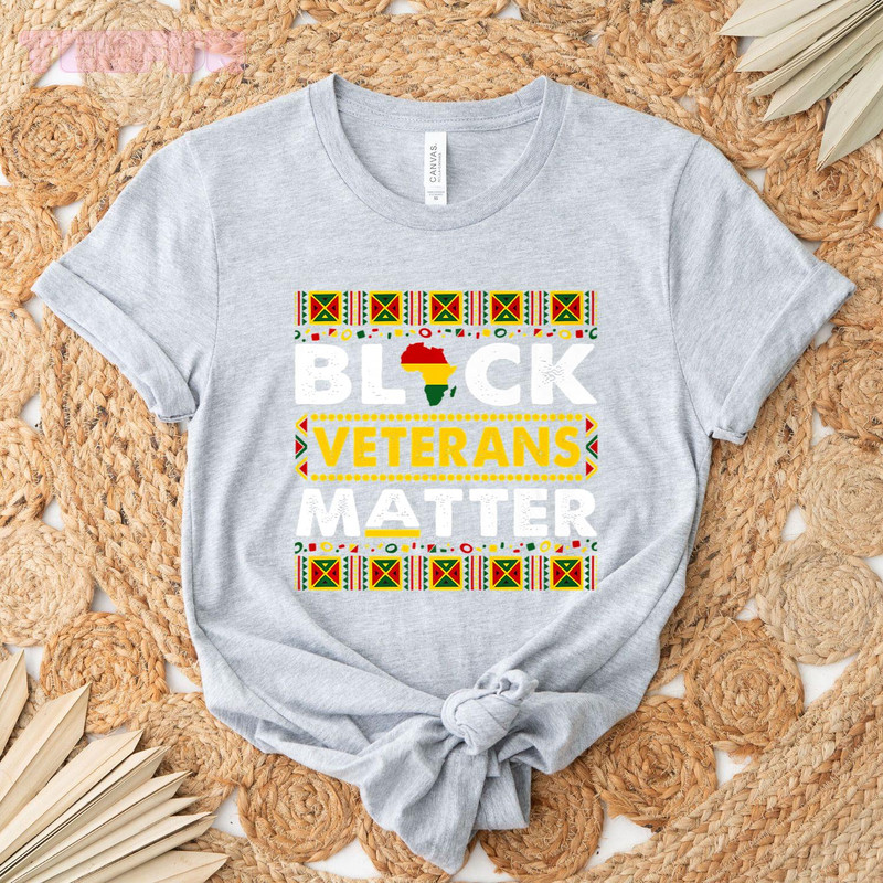 Black Veterans Matter History Month Pride African Military_regular_Classic T-Shirt_Gray.jpg