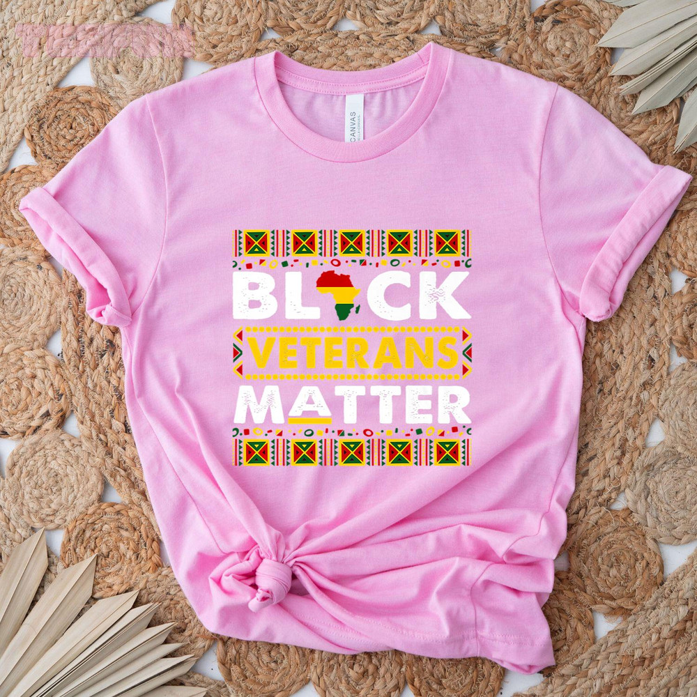 Black Veterans Matter History Month Pride African Military_regular_Classic T-Shirt_Pink.jpg