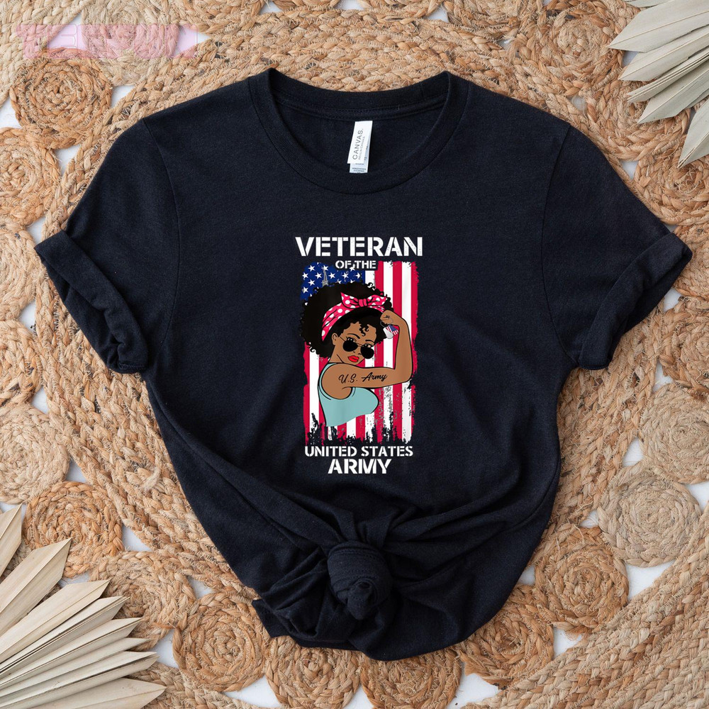 Black Woman United States Arimy_original_Classic T-Shirt_Black.jpg