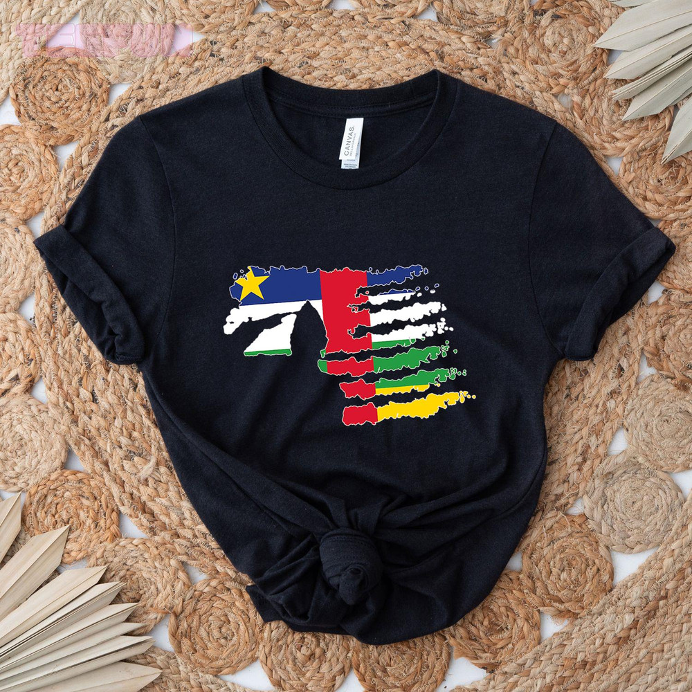 central african republic Soldier Salute Veteran Patriot_regular_Classic T-Shirt_Black.jpg