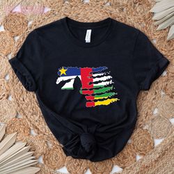 central african republic soldier tee: saluting veteran patriots