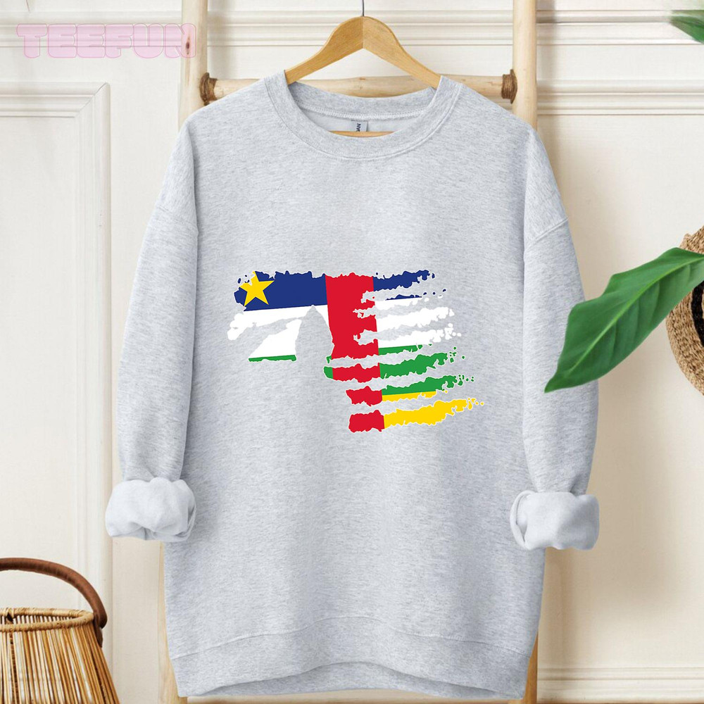 central african republic Soldier Salute Veteran Patriot_regular_Hoodie_Gray.jpg