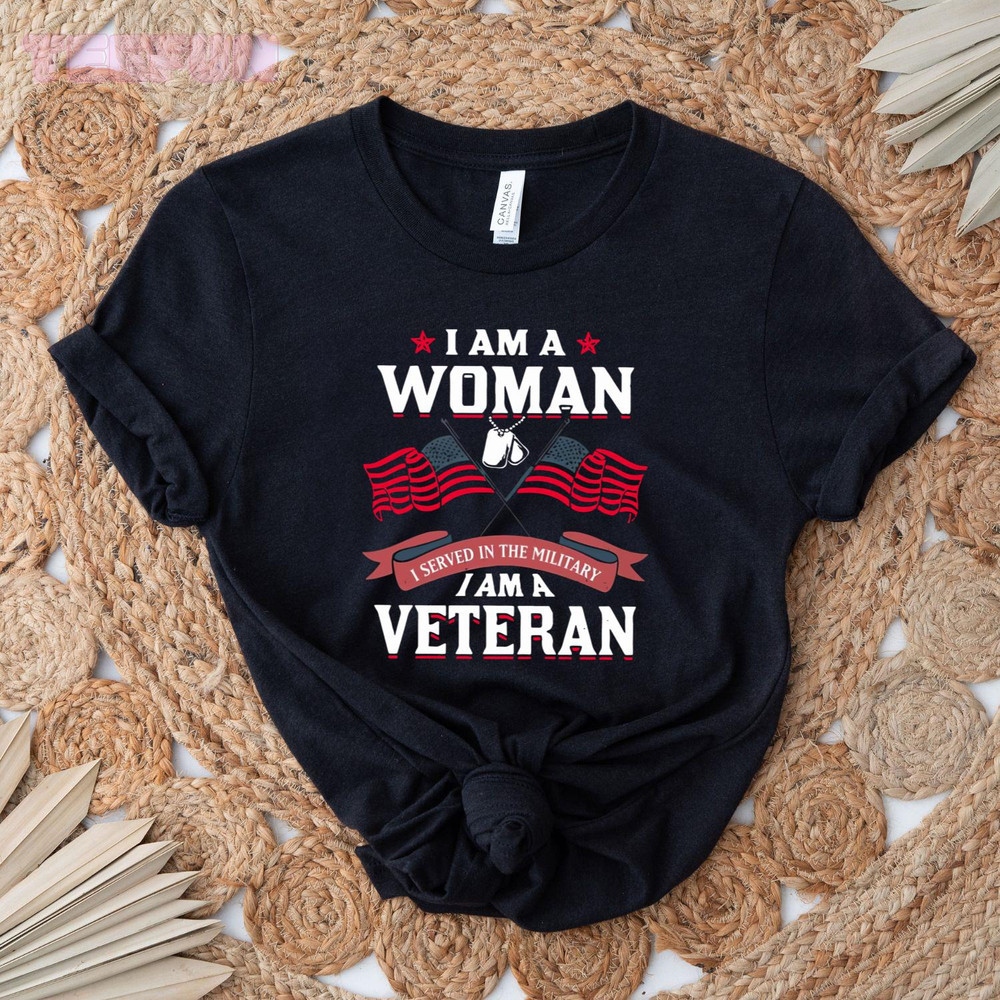 I am a Woman I am a Veteran_original_Classic T-Shirt_Black.jpg