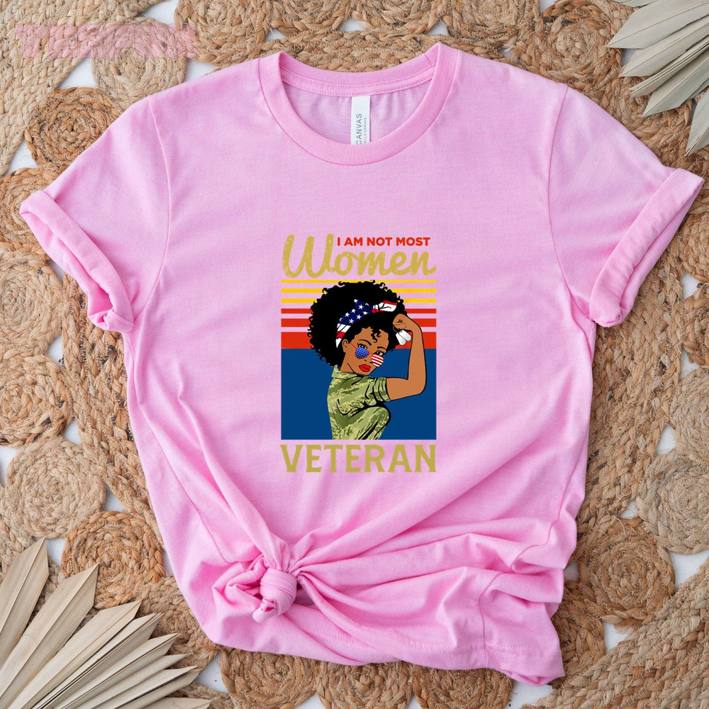I'm a Veteran, I Am Not Most Women_original_Classic T-Shirt_Pink.jpg