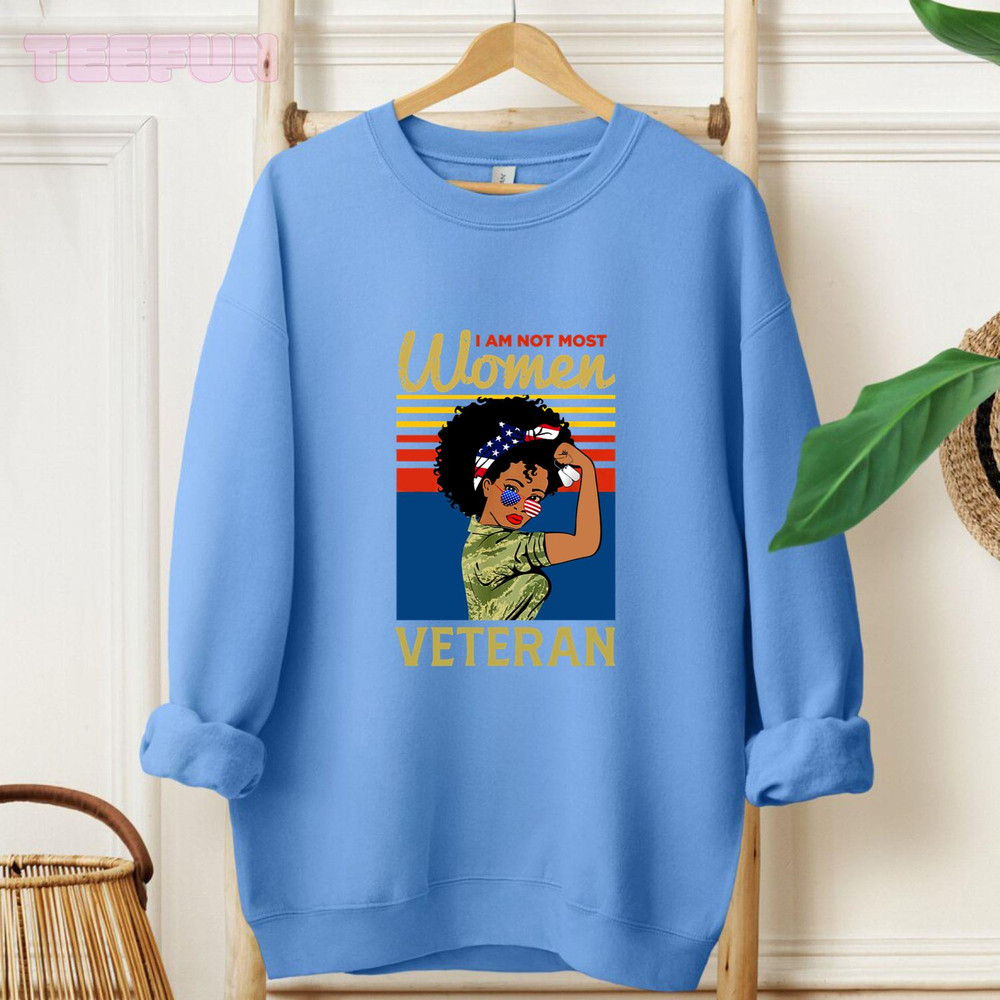 I'm a Veteran, I Am Not Most Women_original_Hoodie_Blue.jpg