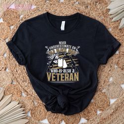 veteran old black woman t-shirt: proudly representing african american veterans, old and young