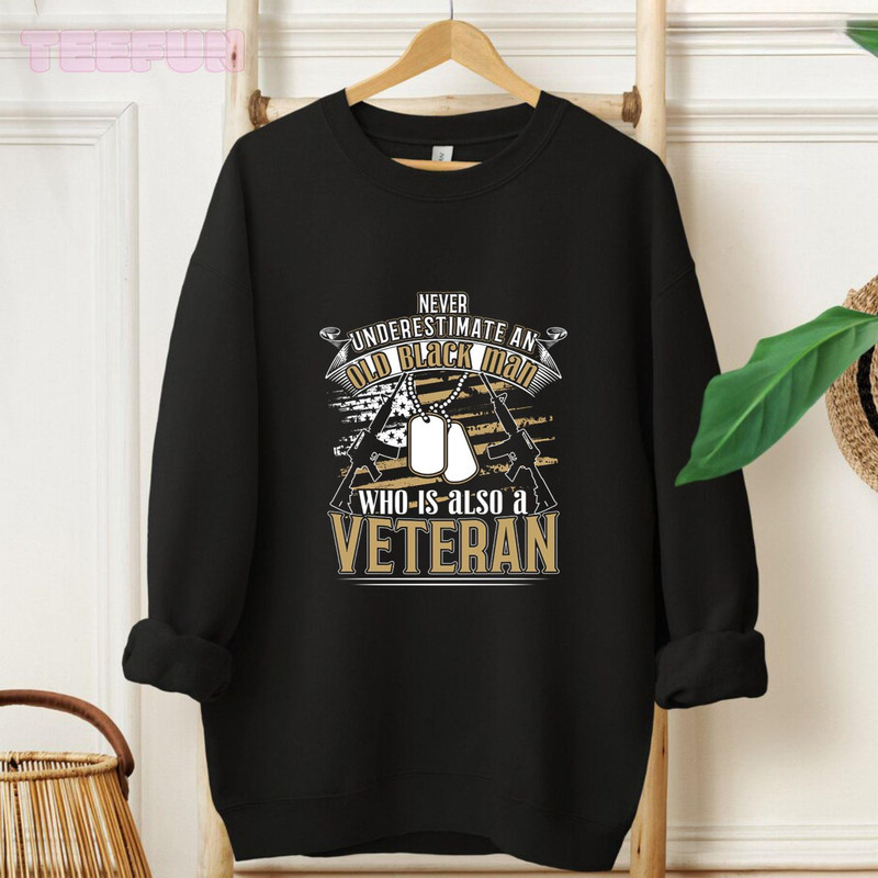 Veteran Old Black Woman_regular_Hoodie_Black.jpg