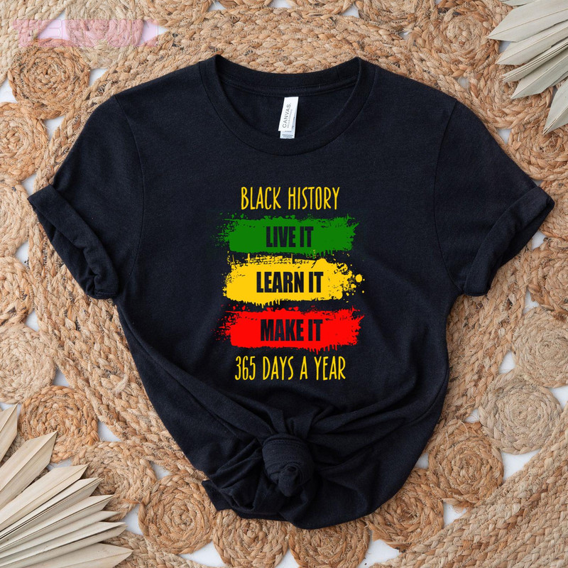Black History 365 days a year_regular_Classic T-Shirt_Black.jpg