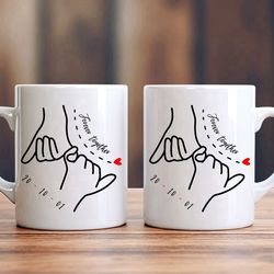 ouple forever together mugs| custom wedding gift| personalized wedding mugs| anniversary mugs| mug valentines day