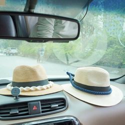 Macrame Car Vehicle Hat Holder – Your Hats Conveniently in Your Car