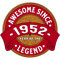 Awesome Since 1952, 71st birthday gift.png