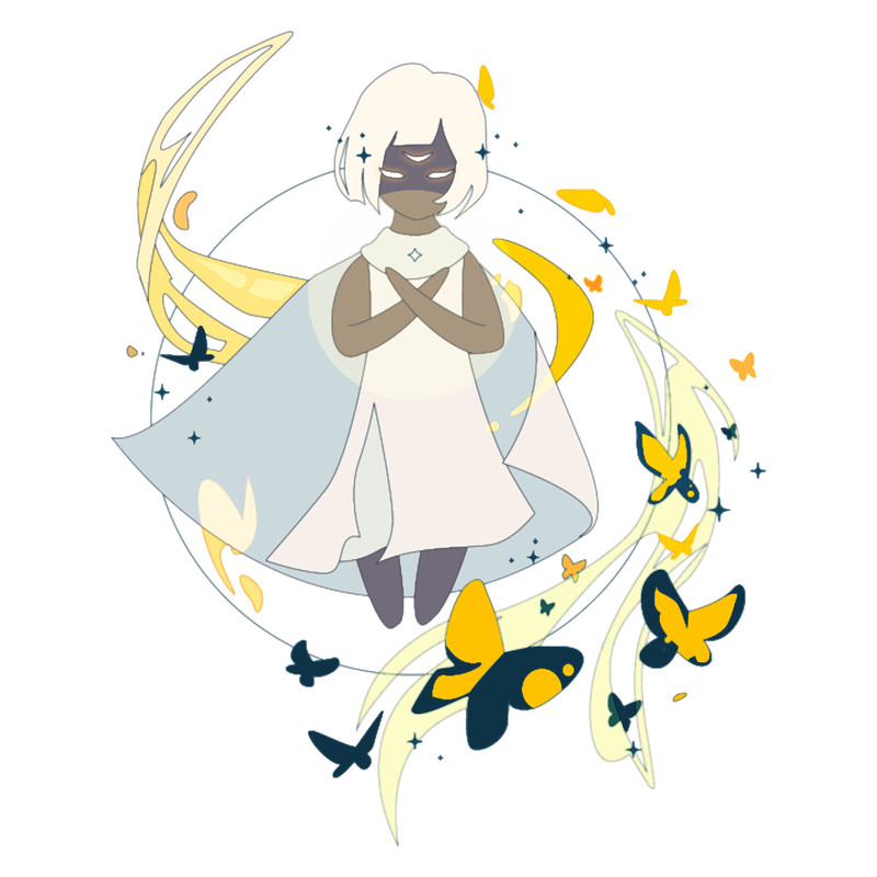 Yellow butterflies - sky COTL children of the light  .png