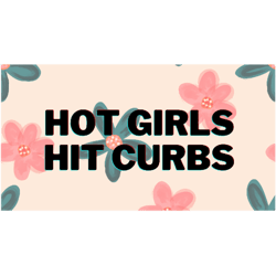 hot girls hit curbs funny gift (1)