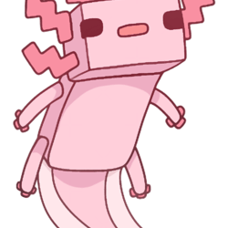 pixel axolotl