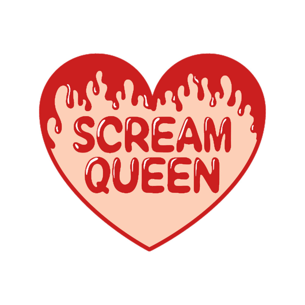 Scream Queen Fitted V-Neck .png