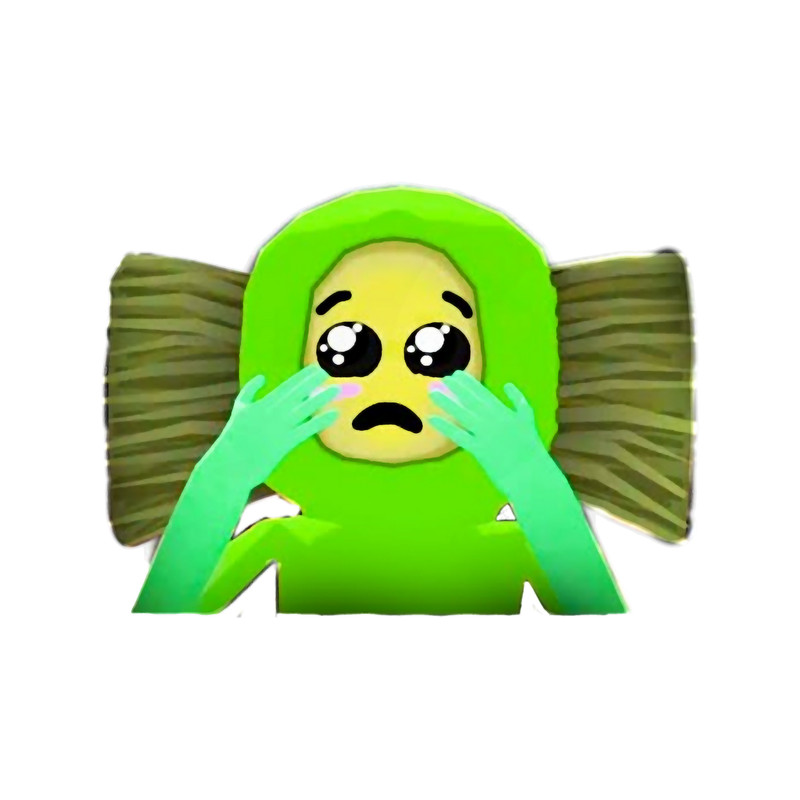 Cute Green Gang Brush .png