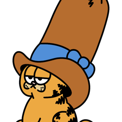 cowboy garfield yeehaw