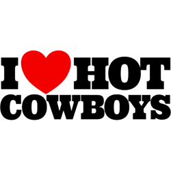 i love hot cowboys red heart cowboys ilove hot cowboys gear