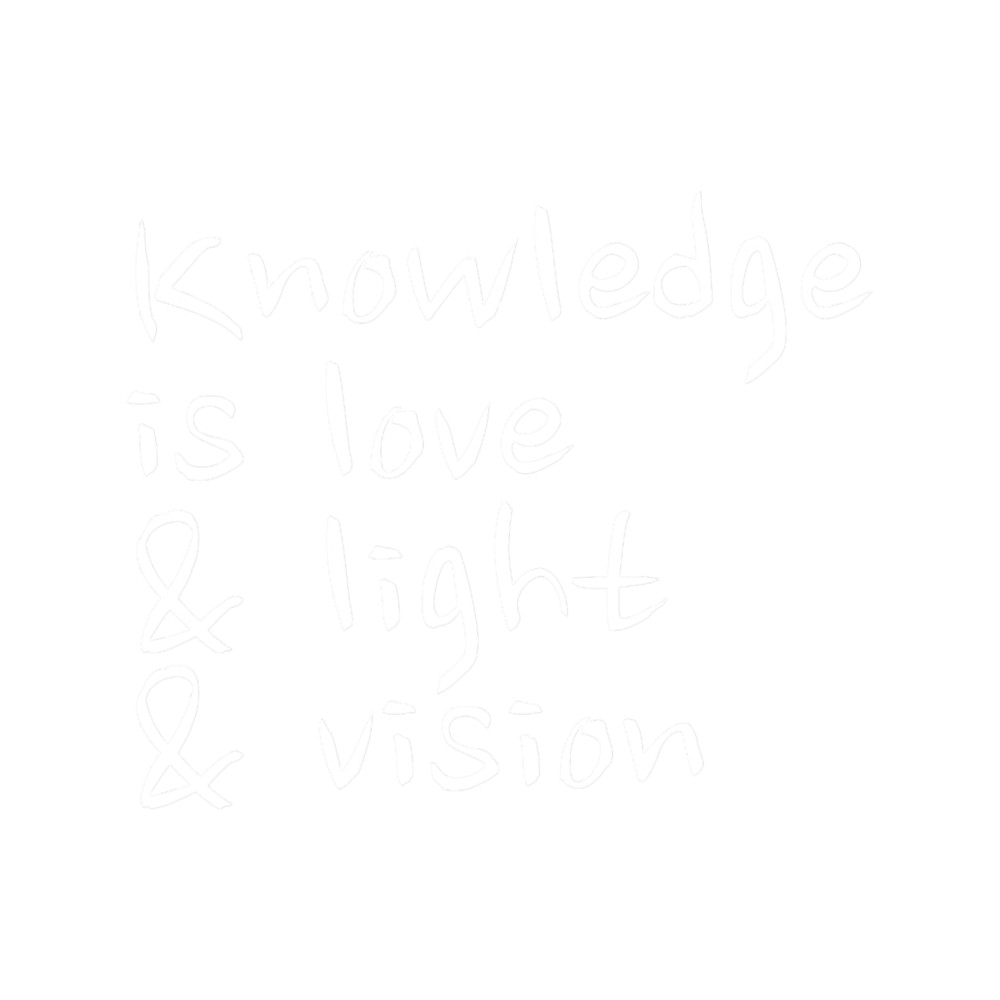 Helen Keller Quotes Knowledge is love and light and vision v2Black.png