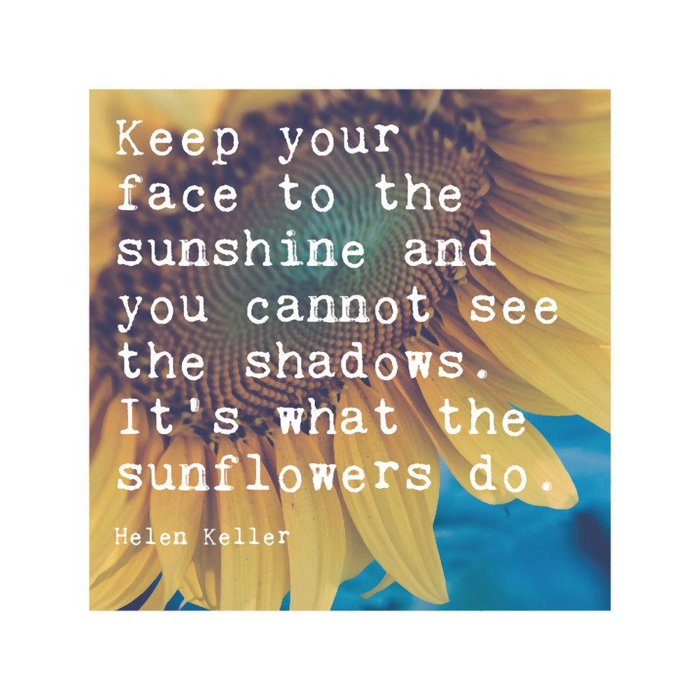 Keep Your Face to the Sunshine Fitted .png