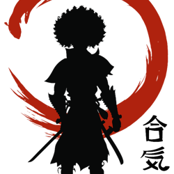 afro samurai warrior anime