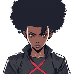 afro samurai woman warrior