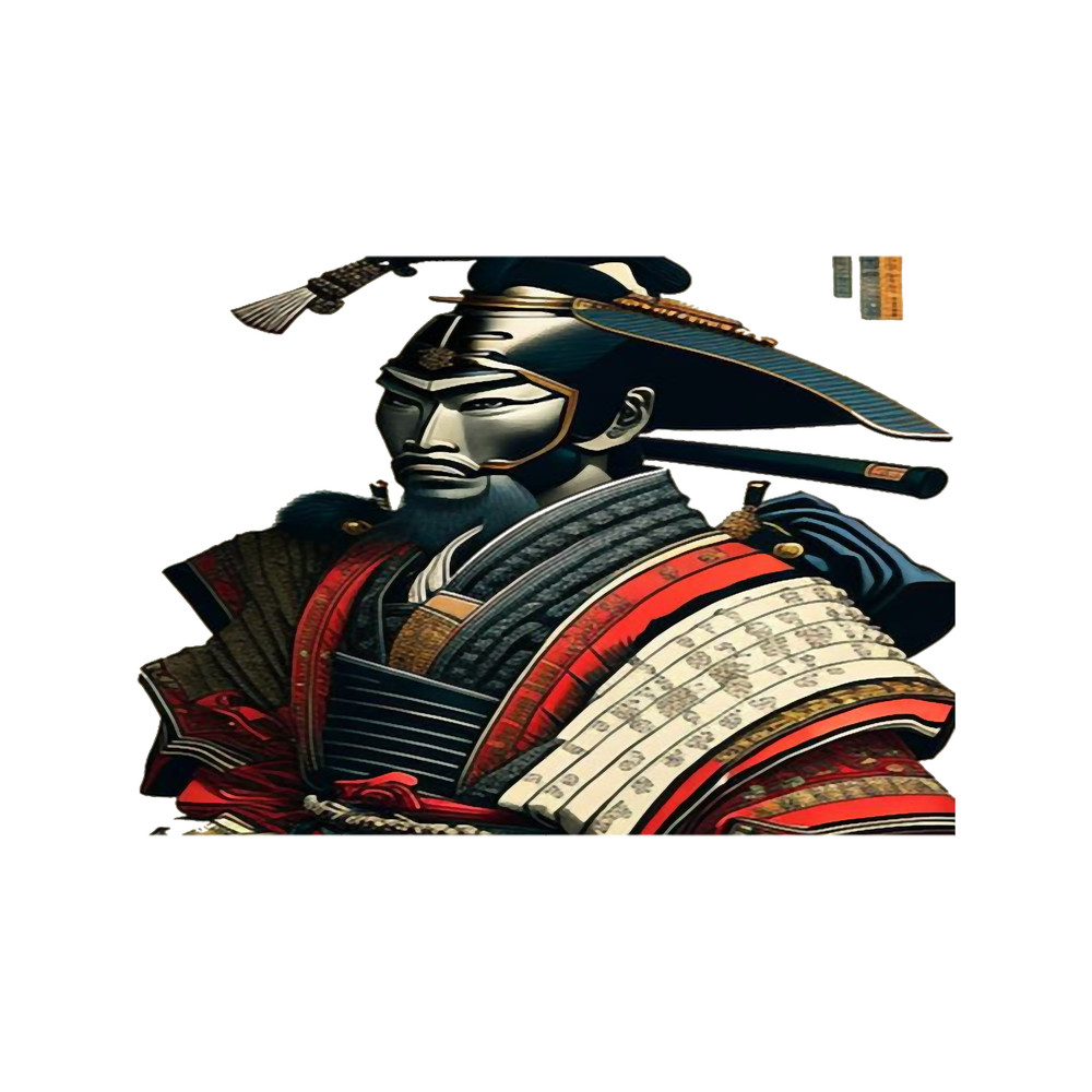 Japanese Samurai - A Ukiyo e InspiredArtwork.png