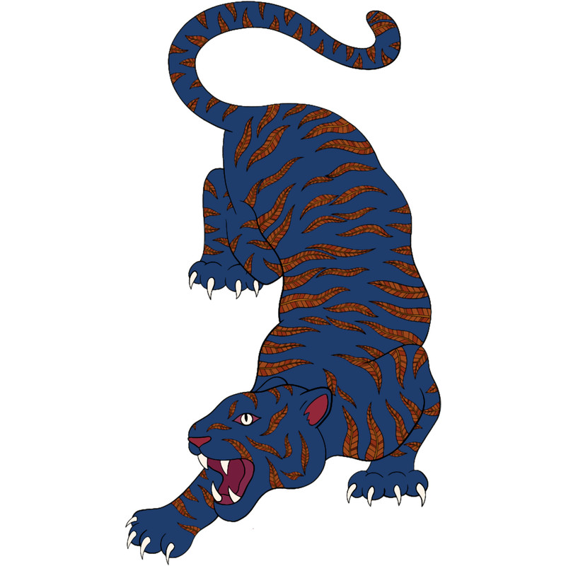 Dark blueorange leafy tiger .png