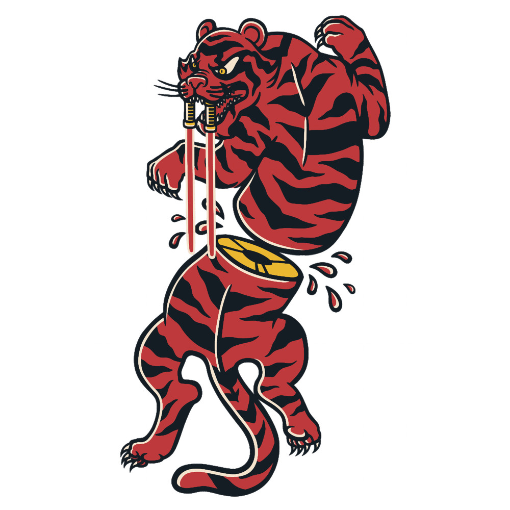 Maul Red Toothed Saber Traditional Tattoo Style by Tobe Fonseca.png