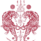 Thai Traditional Art of Talisman Twin Tigers - Red Design Active .png