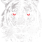 Tiger Face Wild Animal TigerFor Men Women And Kids .png