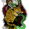 Traditional Tiger Fighting Dragon Tattoo.png