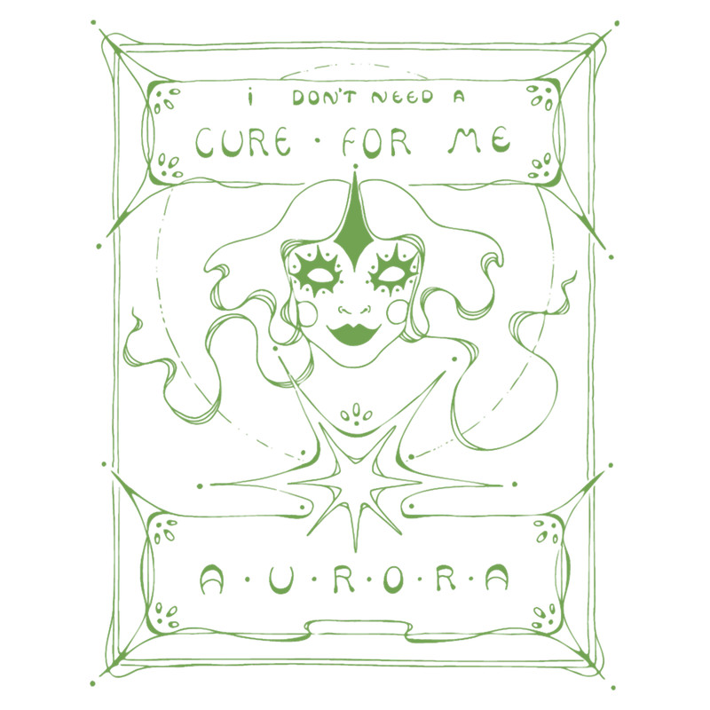 Aurora Aksnes Cure For Me Green .png