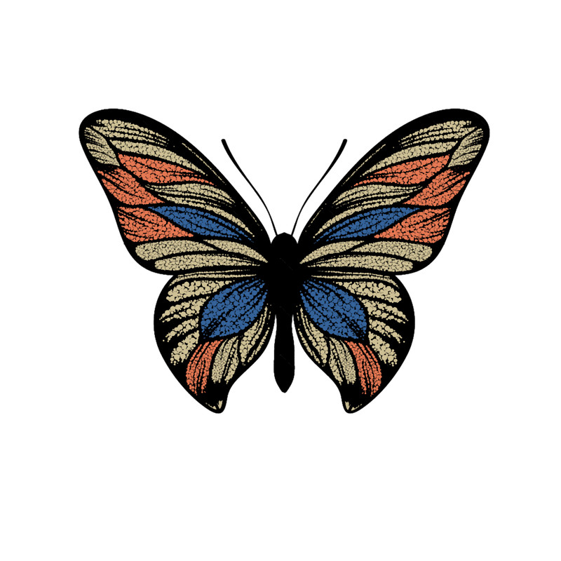 Colorful Dot Butterfly International Dot Day.png