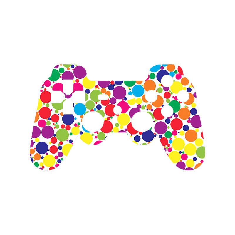 Colorful Polka Dot Game Controller International Dot Day.png
