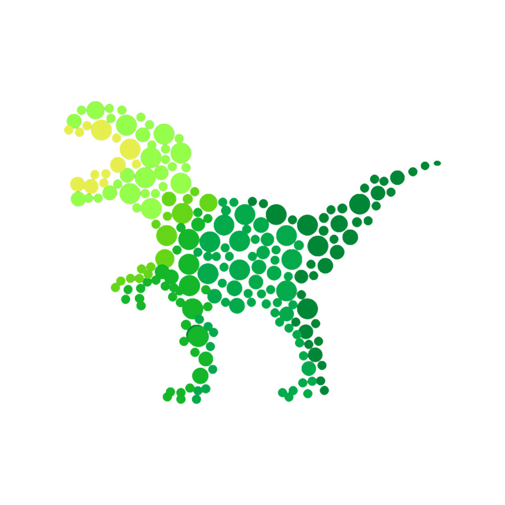 Dot Day T rex Dinosaur Lover Polka Dot Pattern International.png
