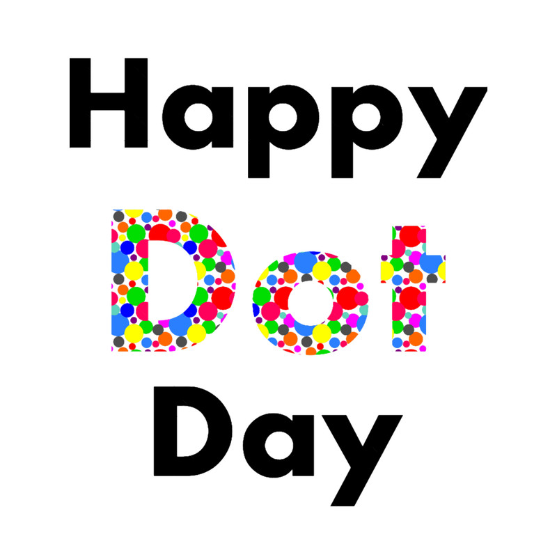 International Dot Day, Happy Dot Day, Dot on Dot.png