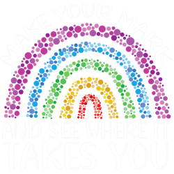 make your mark see where it takes you rainbow dot day