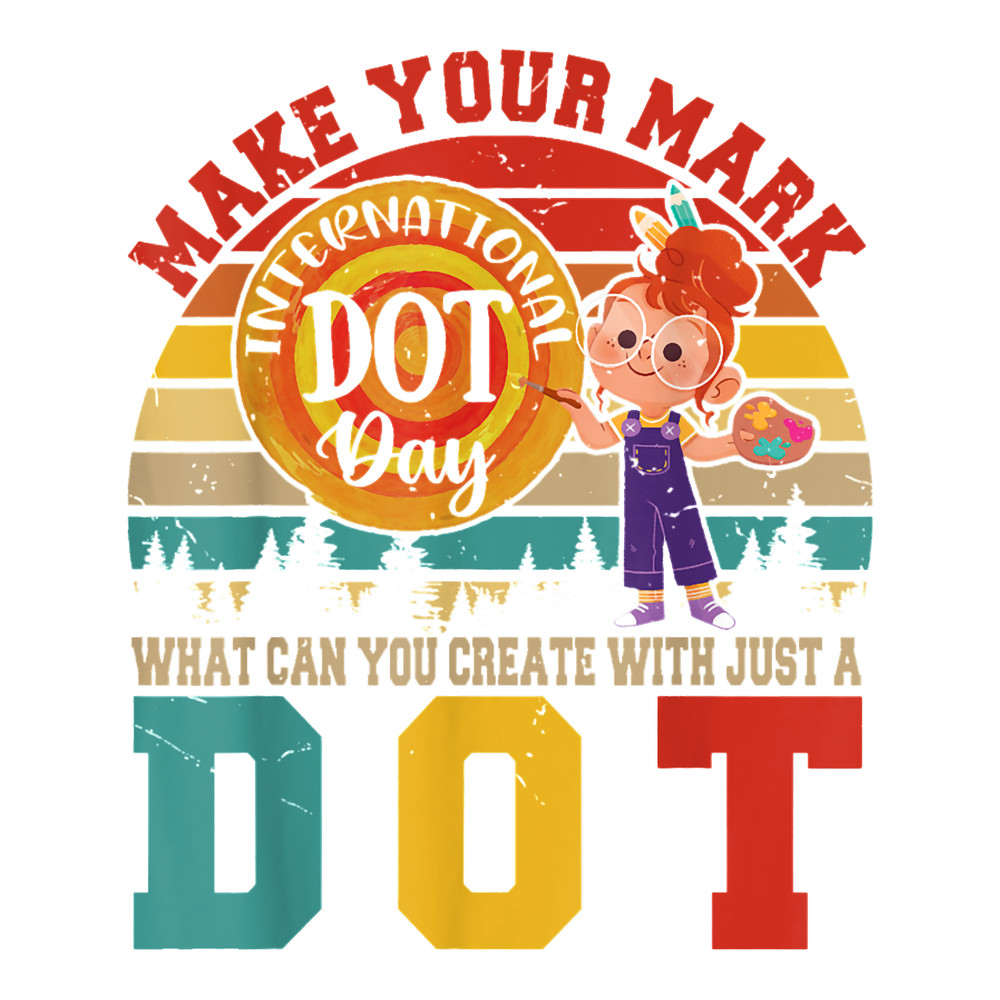 Vintage Retro Make Your Mark International Dot Day Colorful.png
