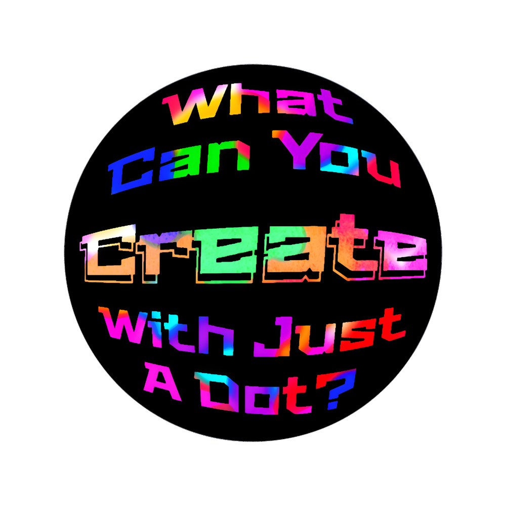 What Can You Create With Just aDot Happy Dot Day TeeandDesign by Zeesdesign on Red.png