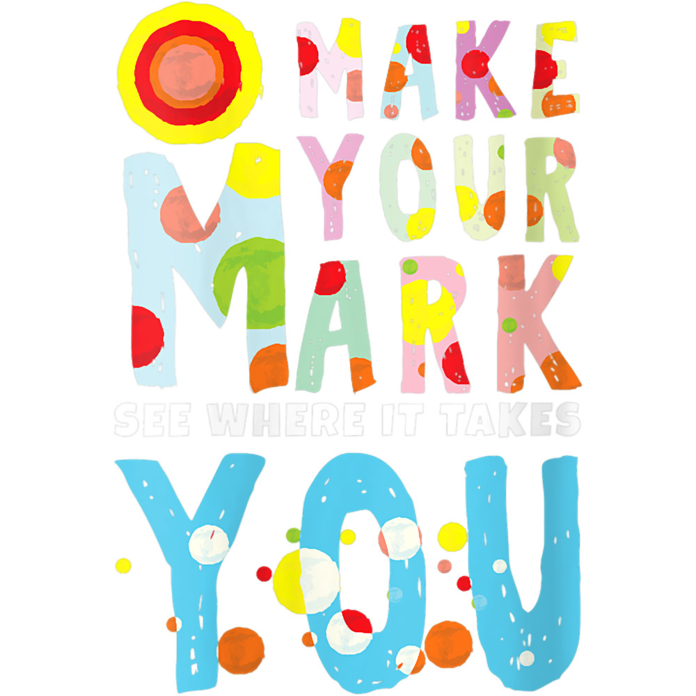 Womens Dot Pattern Make Mark Art September International Dot Day.png