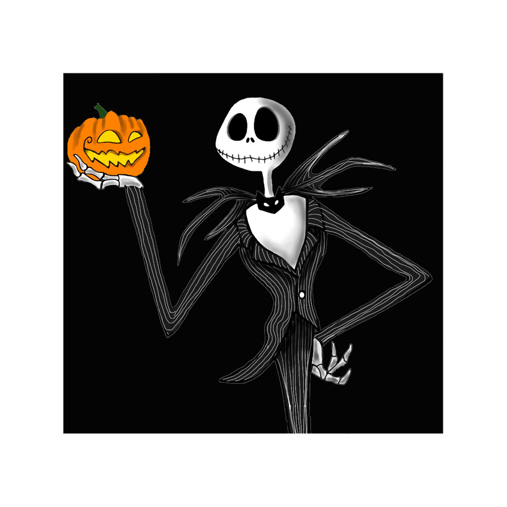 Jack Skellington and his pumpkin.png