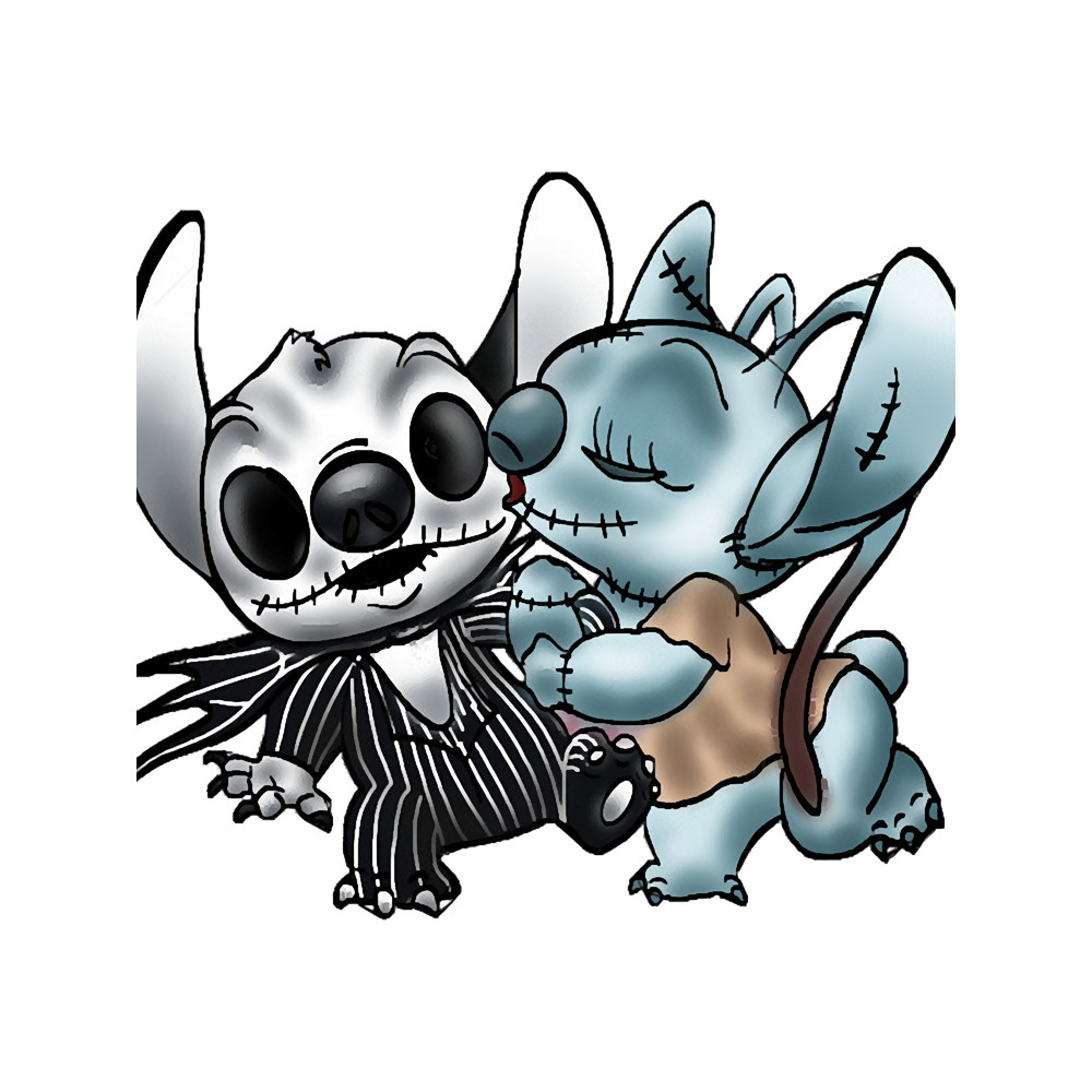 Stitch _amp_ Angel Nightmare Before Xmas .png