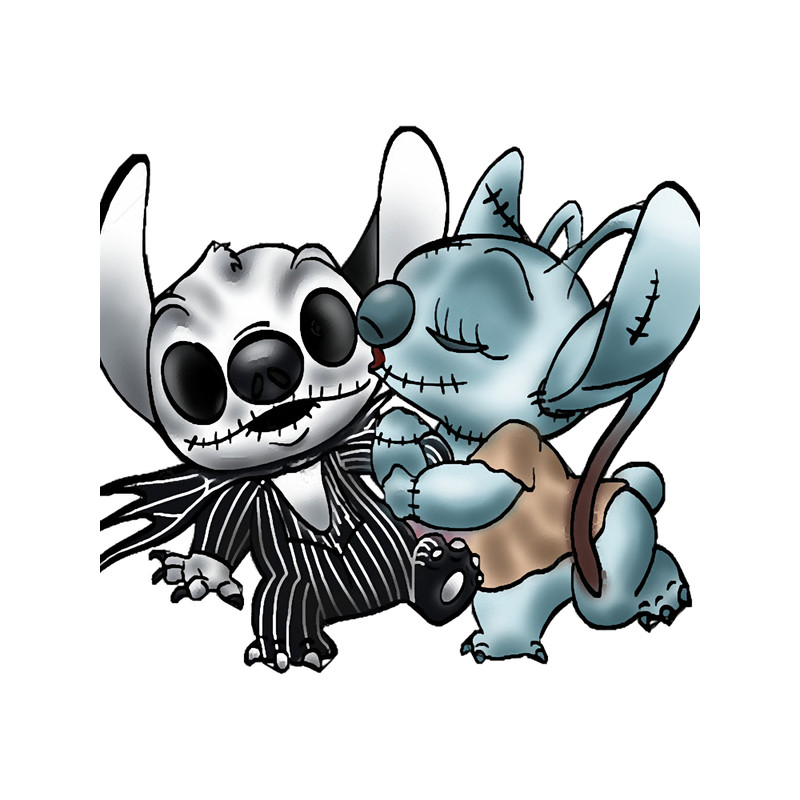Stitch _amp_ Angel Nightmare Before Xmas .png